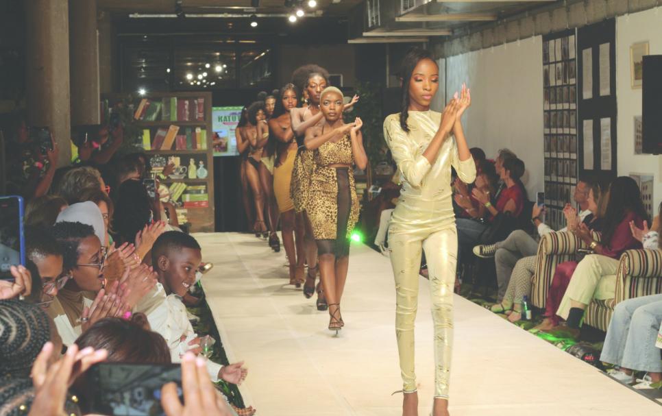 Model participants at the Katutura fashion week