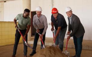 Groundbreaking of the development at Goreangab Informal Settlemet