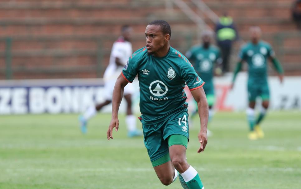 Brave warriors left-back, Riaan !Hanamub