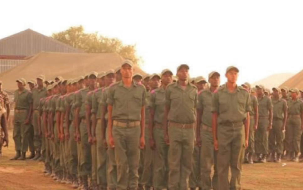 NDF recruits in training (file photo)