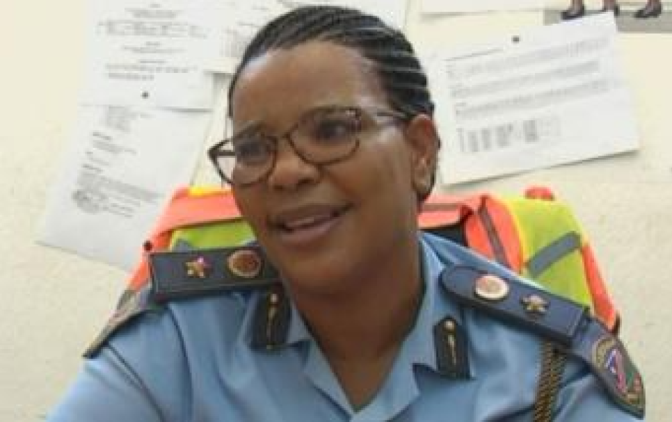 Rundu station commander, Hermine Muranda