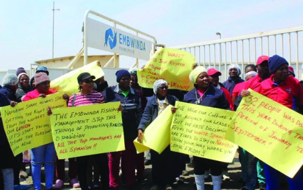 Disgruntled Embwinda Fishing employees