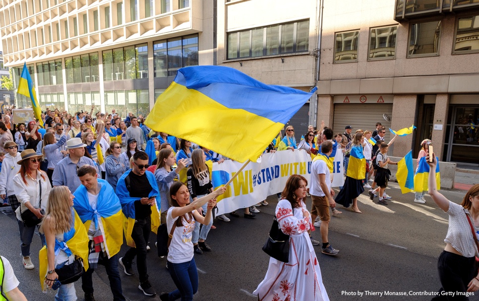 Protesters in Ukraine