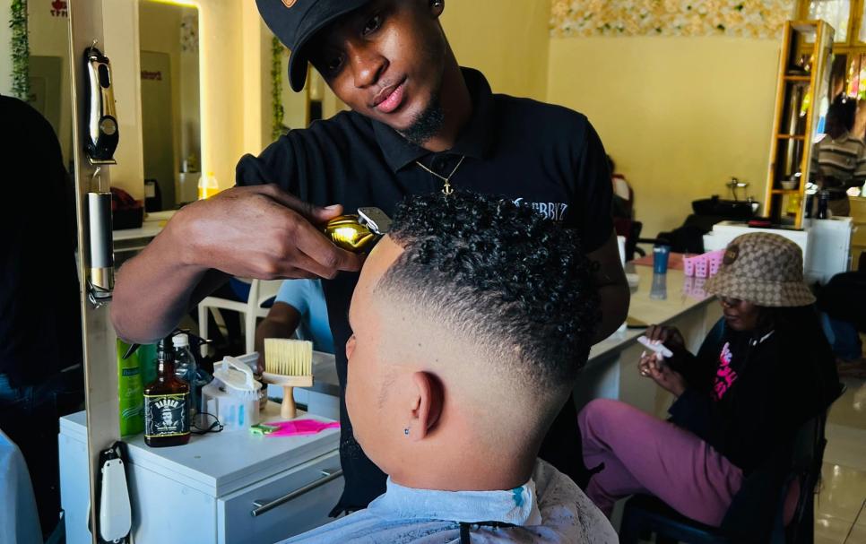 Barber Alfeus Haita Hausikus journey of resillience
