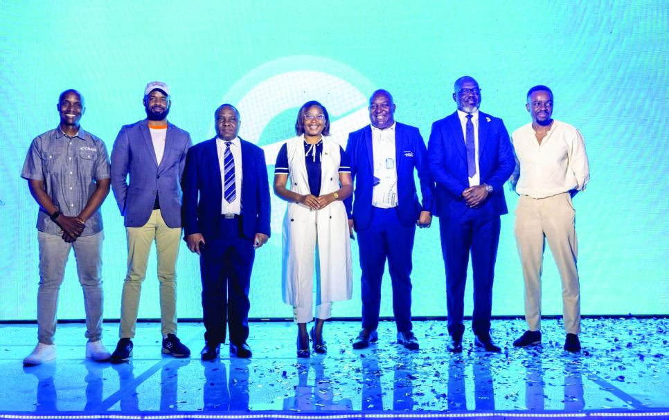 Information and Communication Techonology Minister, Emma Theofelus with stakeholders
